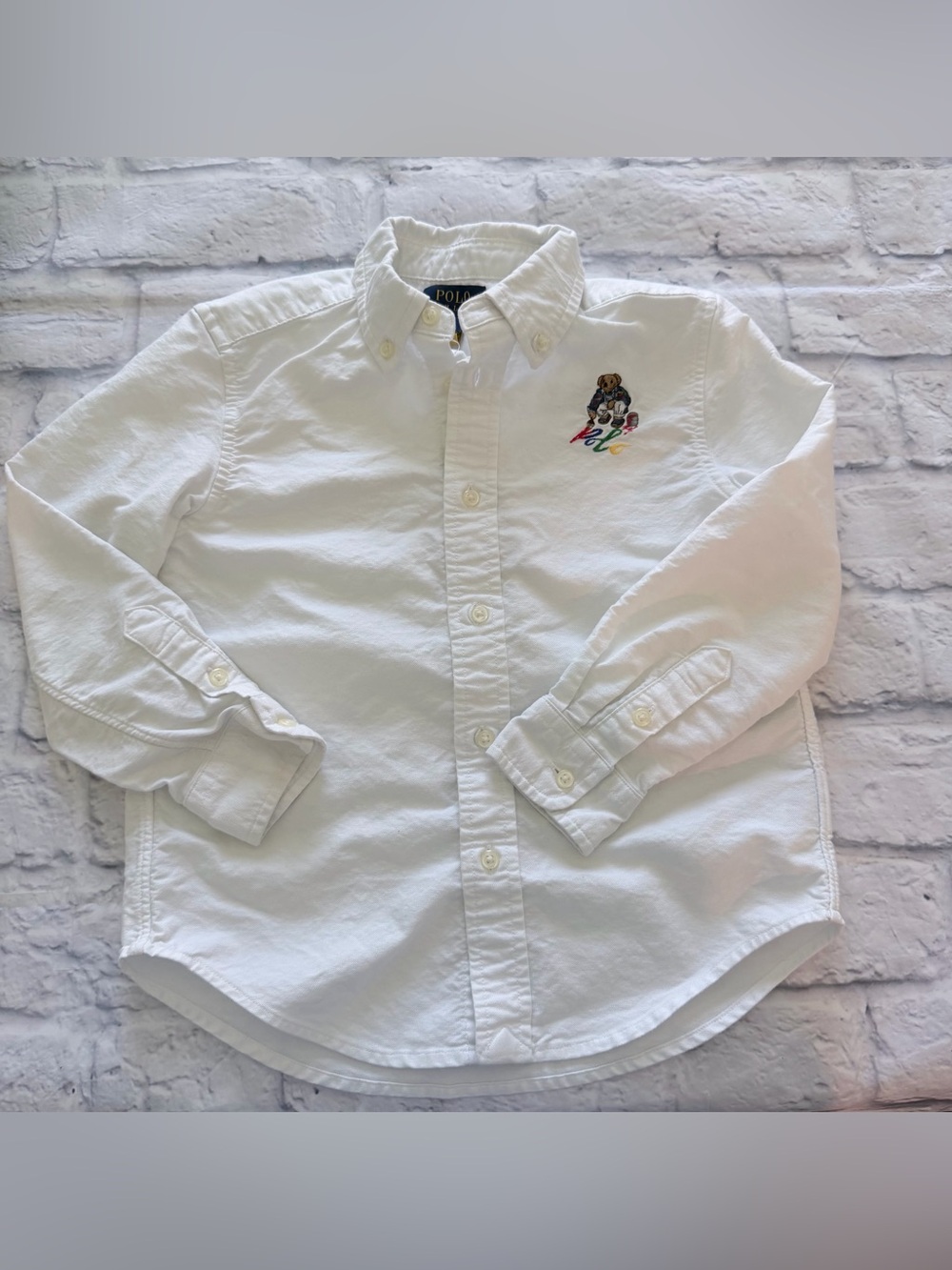 Polo Ralph Lauren Polo Bear Oxford Shirt 5 | White Preppy